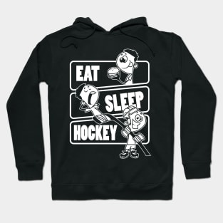 Eat Sleep Hockey - Ice Hockey gift design Hoodie